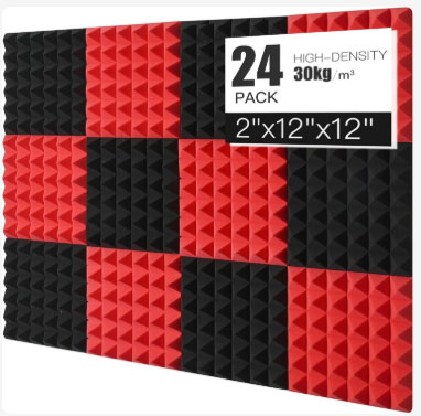 Sound Insulation Treatment KTV Room Wall Soundproof Foam Sponge Pad Pyramid